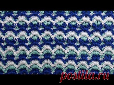 Вязание крючком узоры - 28 - YouTube