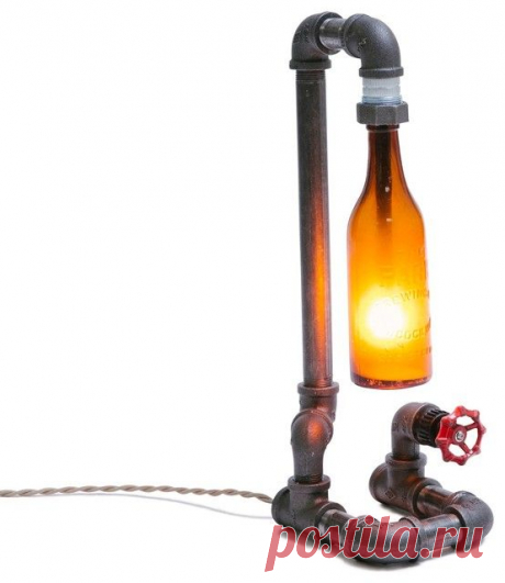 Iron Pint Table Lamp, *Houzz Exclusive* - Industrial - Table Lamps - by Peared Creation
