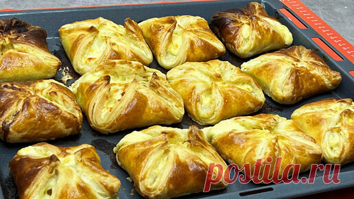 Готовлю Уже Много Лет Результат Всегда Удивляет Самый Быстрый Вкусный Рецепт Слоёное Тесто Хачапури | Домашняя Кулинария | Дзен