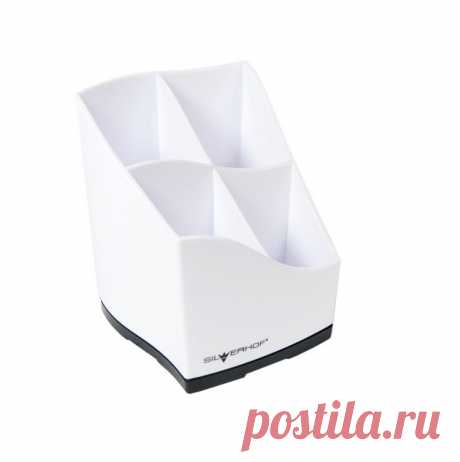 Подставка для пишущих принадлежностей, белая | Купить с доставкой | My-shop.ru