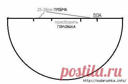 Блузка-солнце своими руками