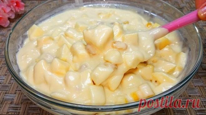 Яблочный Пирог, который Тает во рту! За 5 минут + Выпечка!