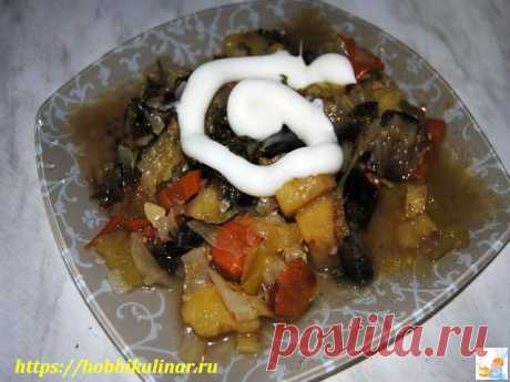 Овощное рагу, рецепт с картошкой, капустой, баклажанами, кабачками