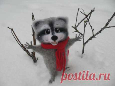 Енот Семен / Валяние / Валяние. Работы пользователей.