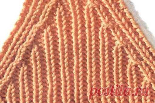 ДЕКОРАТИВНАЯ УБАВКА ПЕТЕЛЬ ВДОЛЬ СКОСОВ.