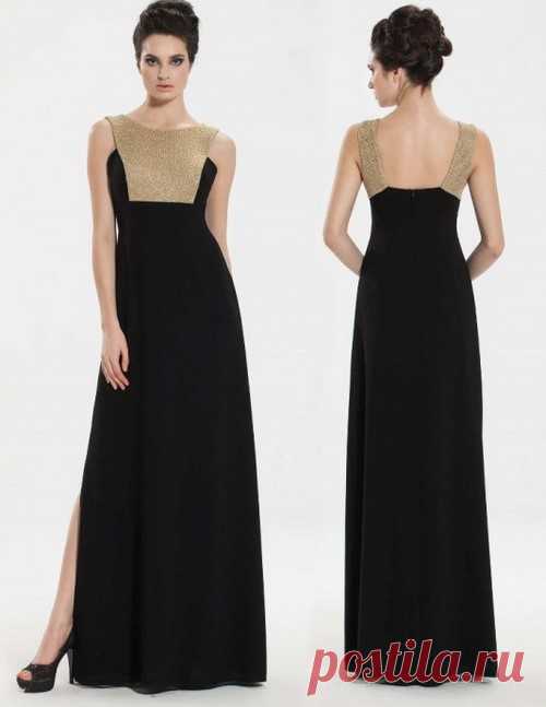 Красивые черные платья 2017-2018: фасоны, модные черные платья новинки фото