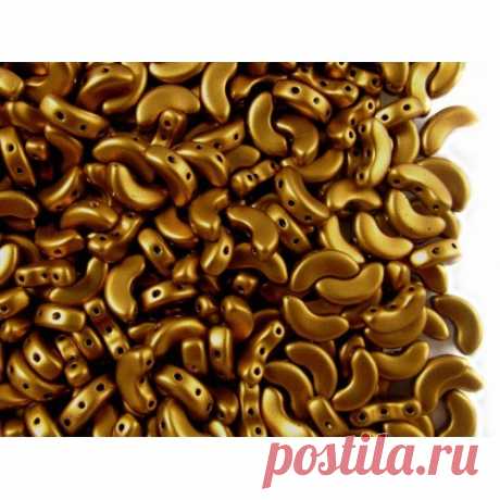 Arcos ®par Puca бусины 5х10мм, Бронза Золото Матовый