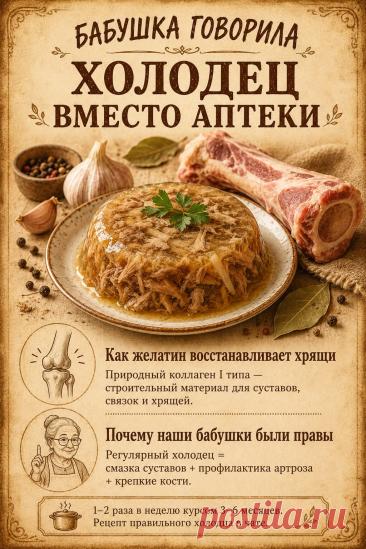 Холодец для суставов, связок и хрящей