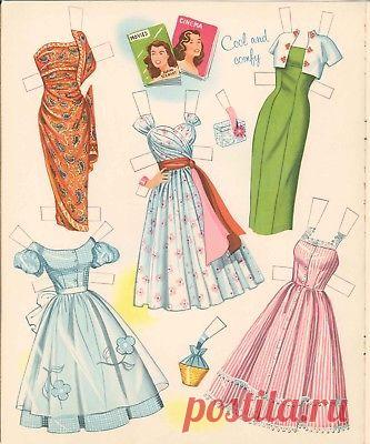 VINTGE-1955-ELAINE-STEWART-PAPER-DOLL-LASR-REPRODUCTIN-UNCT-LO-PR-NO1-SELLR-EBAY