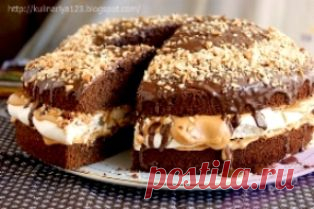 Торт "Сникерс" Очень вкусный