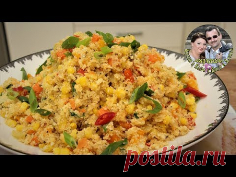 Никто не верит! КУСКУС ИЗ ЦВЕТНОЙ КАПУСТЫ. Постное блюд. Приготовить просто и очень вкусно.