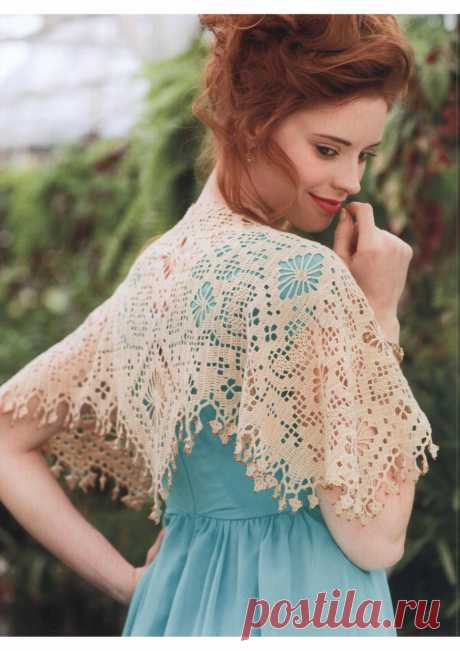 Альбом "Interweave Presents Classic Crochet Shawls" 2017г