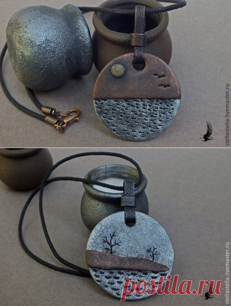 Создаем кулон из полимерной глины - Ярмарка Мастеров - ручная работа, handmade