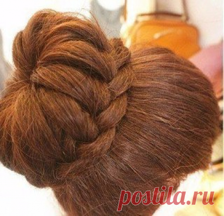 Плетёный пучок балерины
