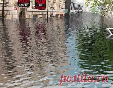 Климатологи показали, как будут затоплены крупные города через 100 лет