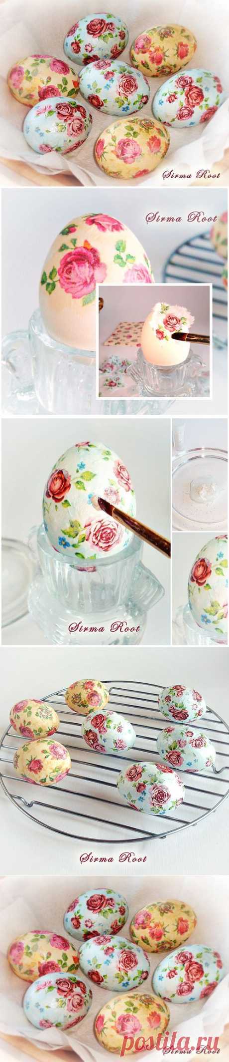 Мастер-класс &quot;Пасхальный декупаж&quot;.