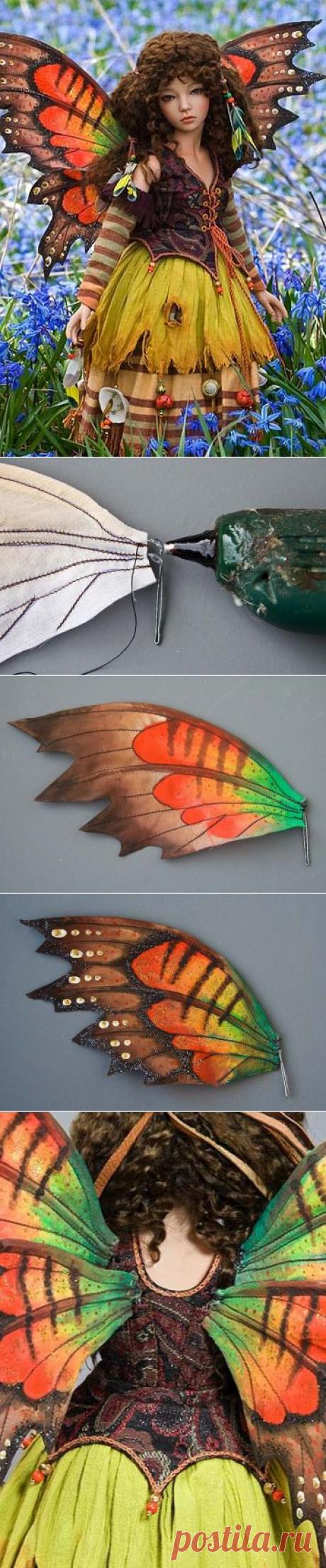 Жилет с крылышками. Мастер класс.