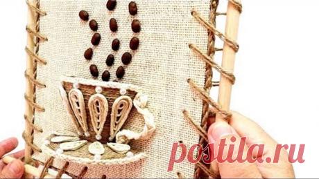 ПАННО на Стену ИЗ ДЖУТА Поделки Своими Руками