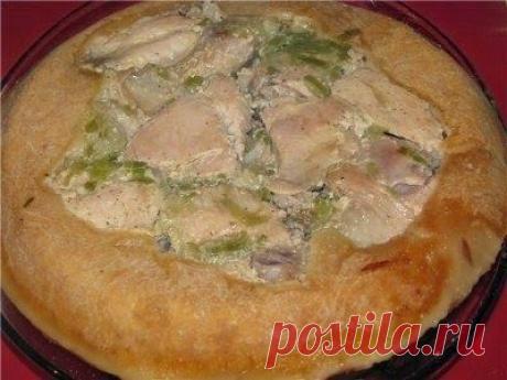 КУРОЧКА НА СОЧНОЙ ТАРЕЛОЧКЕ