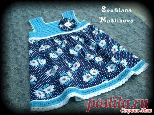 Хлопковые платьица. - Вязание - Страна Мам