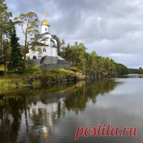 Валаам. Карелия. Храм во имя святого Александра Невского.
 valaamonastery