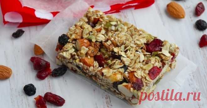 Орехово-злаковые батончики