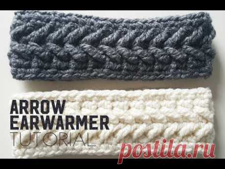 How to crochet the Arrow Earwarmer | Arrow Earwarmer | Crochet Tutorial | Headband