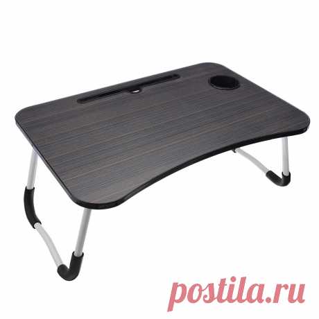 Home folding laptop desk bed sofa laptop tray table desk portable lap small desk for study and reading Sale - Banggood.com
