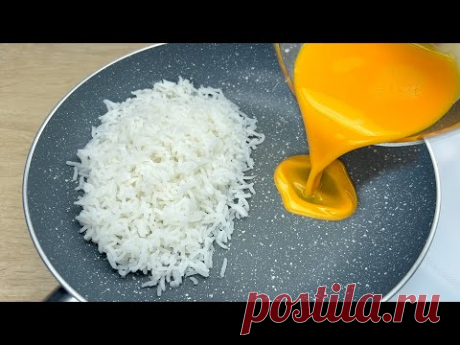 Просто добавьте яйца в рис! 2 простых и вкусных рецепта! Зеленая фасоль и рис # 174