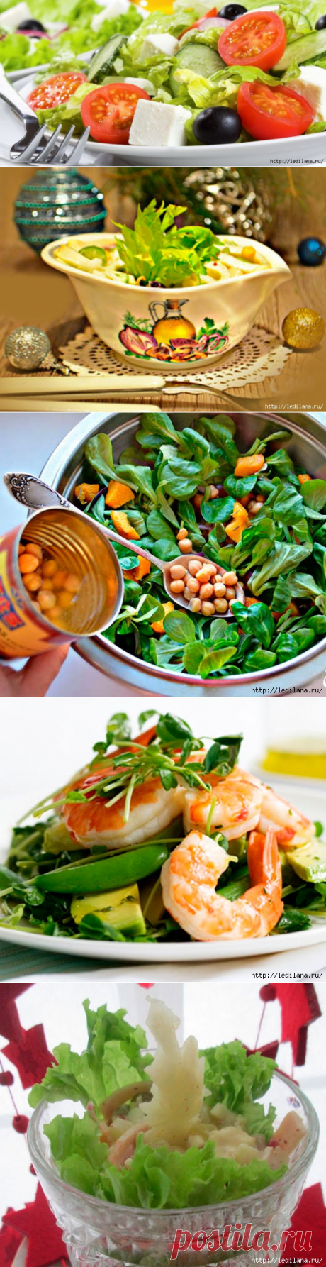 Самые вкусные салаты. Попробуйте - не пожалеете!