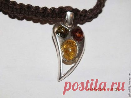 Браслет "Листик" - лимонный, янтарь, шамбала, шамбала браслет, листья, лист, листик, посеребрение