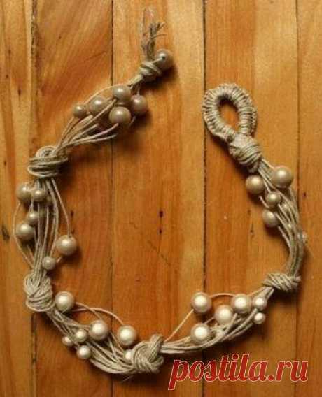 Потрясающие украшения из шнура — Сделай сам, идеи для творчества - DIY Ideas