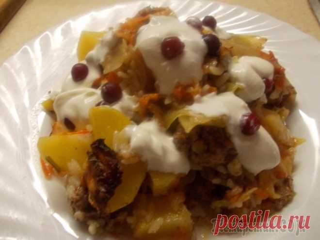 КАПУСТА, ПРИГОТОВЛЕННАЯ С ОВОЩАМИ В ДУХОВКЕ Вкусно и полезно!!Попробуйте