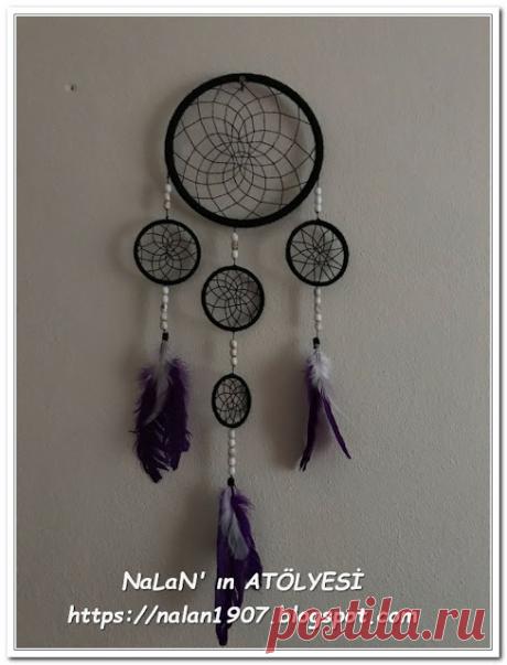 NaLaN'ın Dünyası  #nlndnys #diy: NaLaN' ın Atölyesi /// Diy /// Dreamcatcher - Düş Kapanı