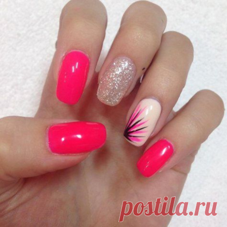 Cute Pink Nail Design 2018 new