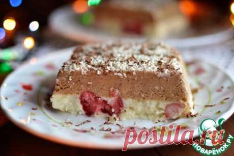 Кофейно-сливочный десерт с ягодами – кулинарный рецепт