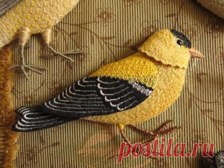 Изумительные птицы, секреты Salley Mavor — Рукоделие