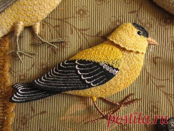 Изумительные птицы, секреты Salley Mavor — Рукоделие