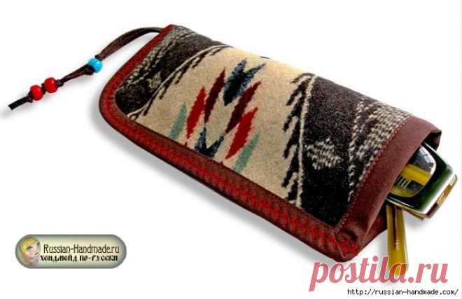 Как сшить футляр для очков. Мастер-класс | Russian-Handmade