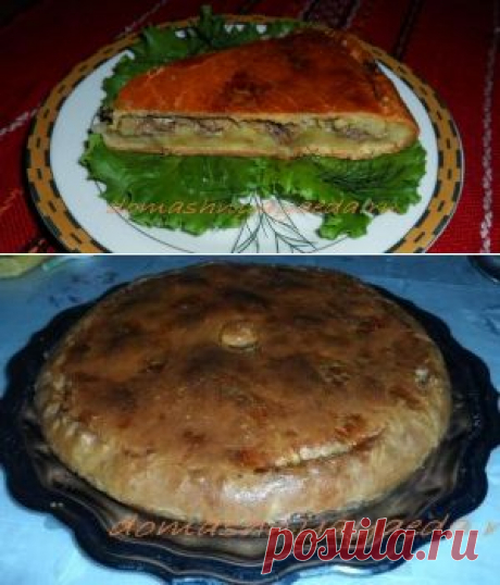 Пирог с мясом и картофелем | 4vkusa.ru