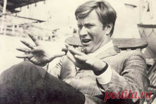 Андрей Миронов на съёмках "Бриллиантовой руки"