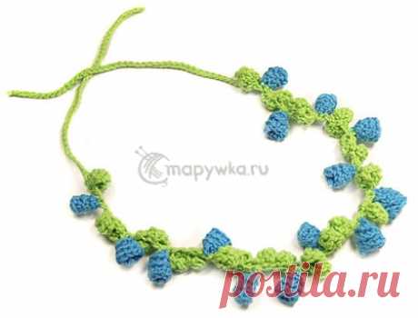 Вязание цветов крючком - цветочная поляна - HANDMADE-ИДЕИ