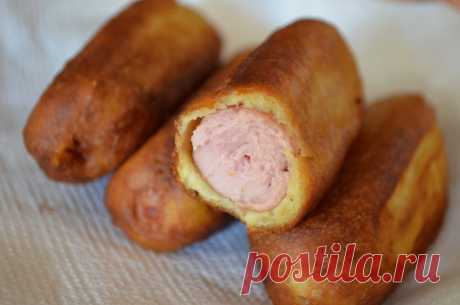 Мини корн-доги - пошаговый рецепт с фото на Повар.ру