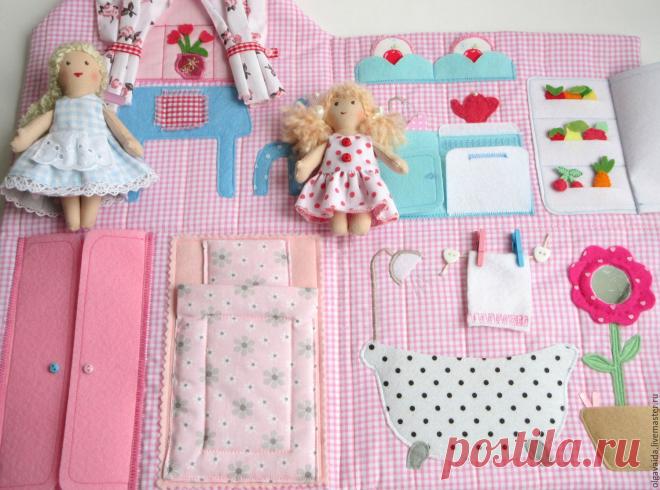 Сшить кукольный домик мастер класс
