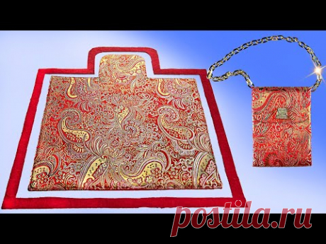 ⭐ Швейный трюк. Уникальная сумочка с секретом! Техника быстрого шитья (Подборка №61)