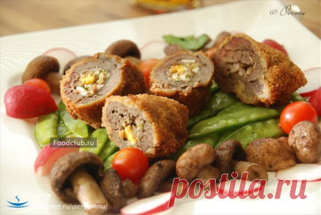Очень вкусные украинские крученики с печенкой