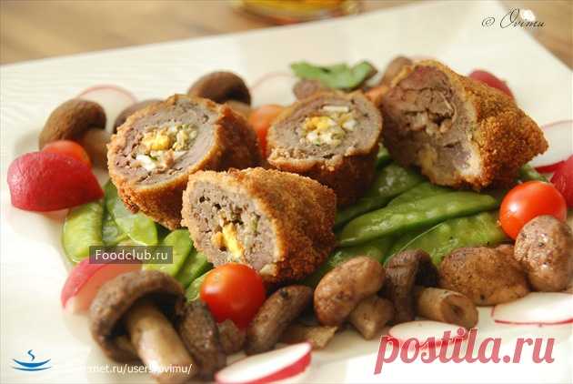 Очень вкусные украинские крученики с печенкой
