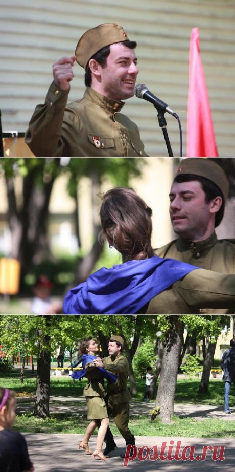 Синий платочек- День Победы в городе