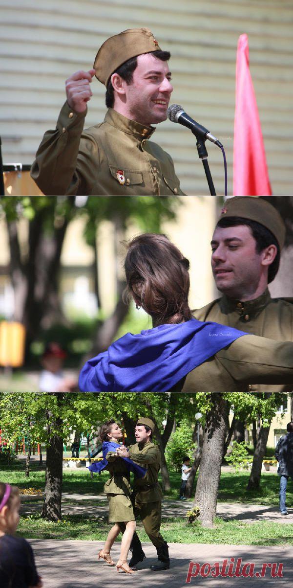 Синий платочек- День Победы в городе