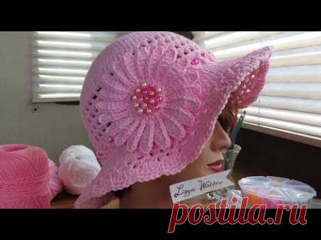 Part 4 Crochet Sparkly Summer Sun Hat
